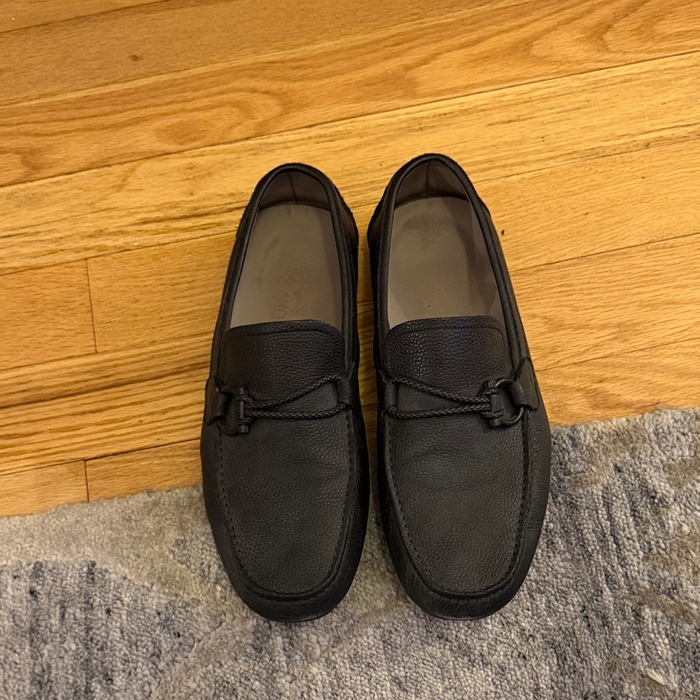Ferragamo Men's Black Loafers